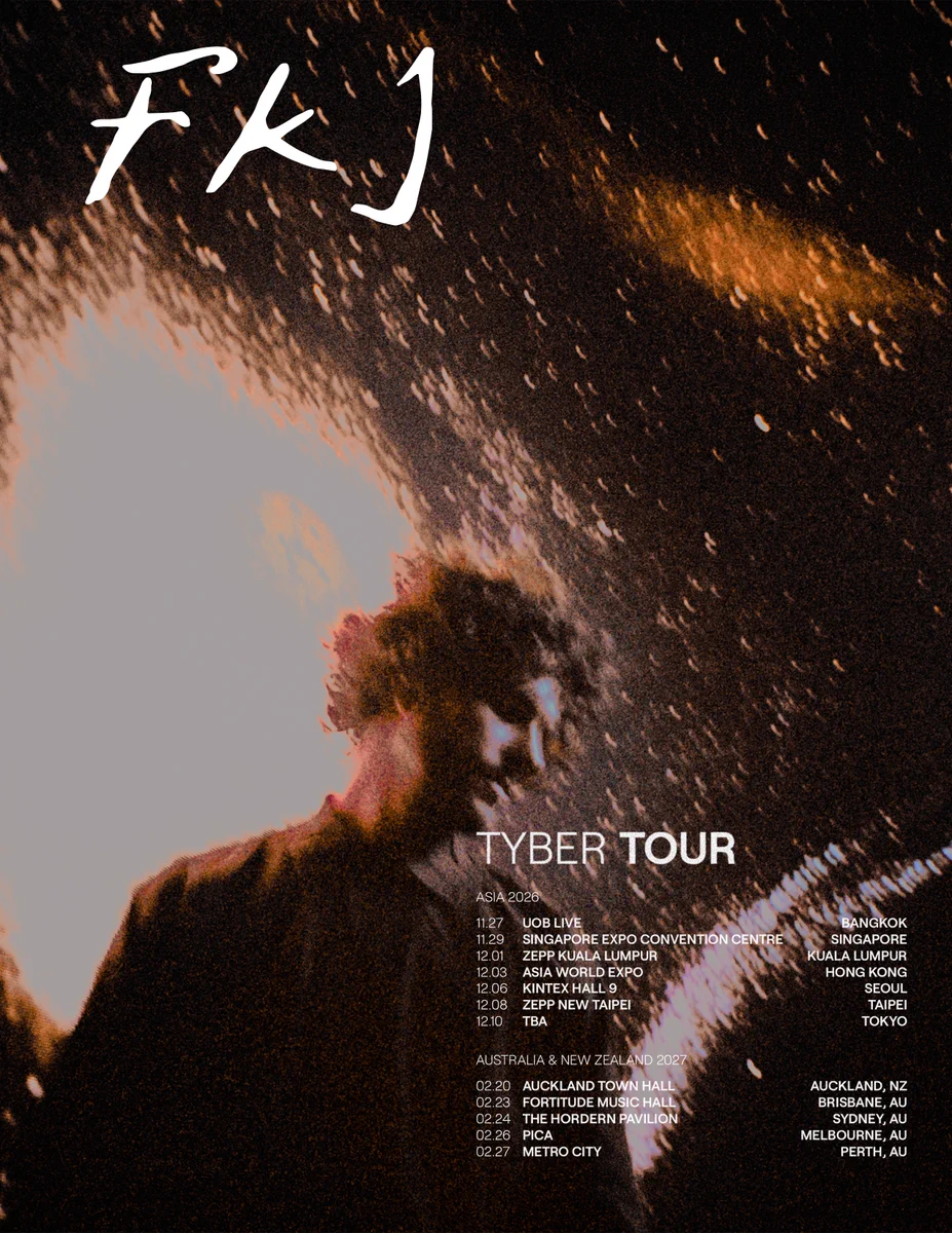 FKJ concert tour poster 2027